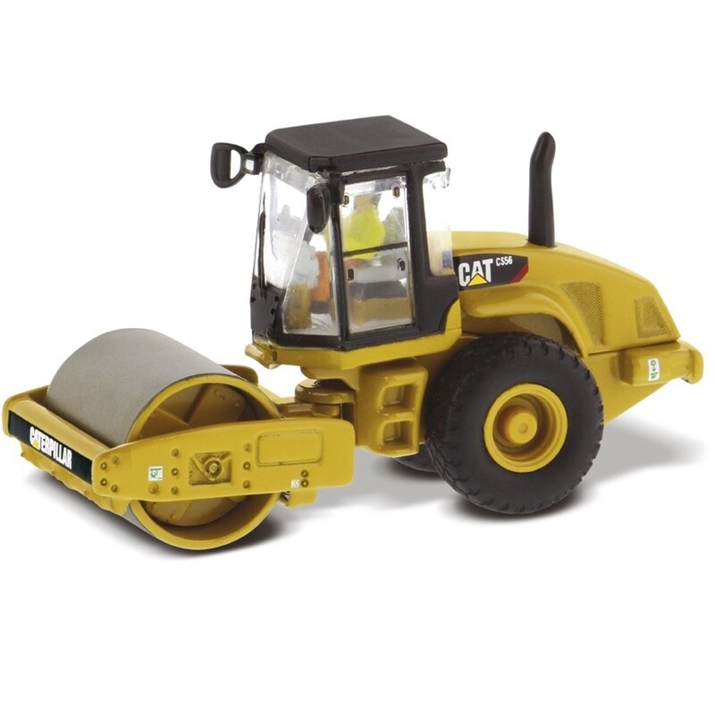 Caterpillar CS56 Smooth Drum Vibratory Soil Compactor - 1:87