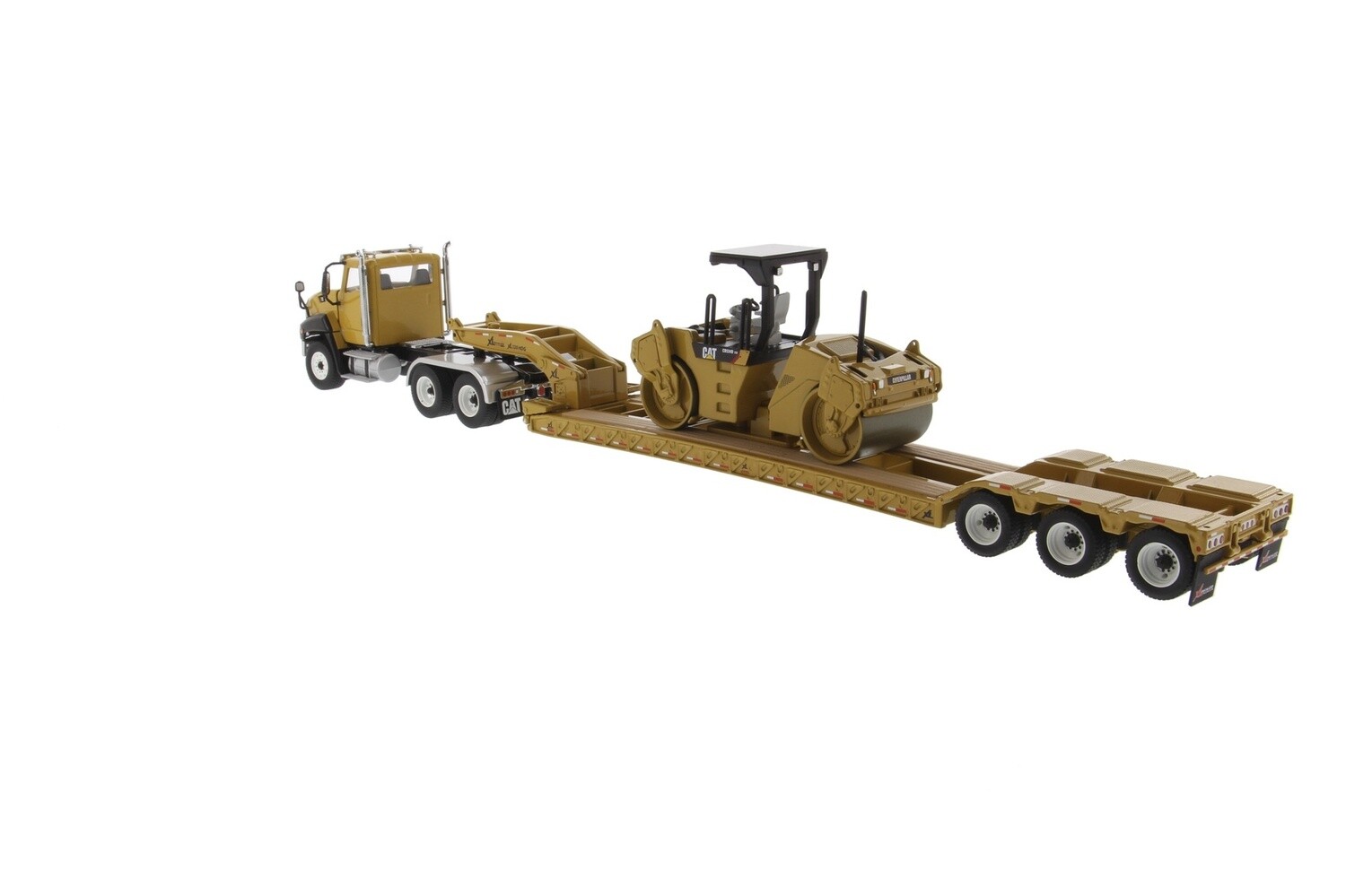 Caterpillar CT660 w/Lowboy &amp; Cat CB-534D Compactor