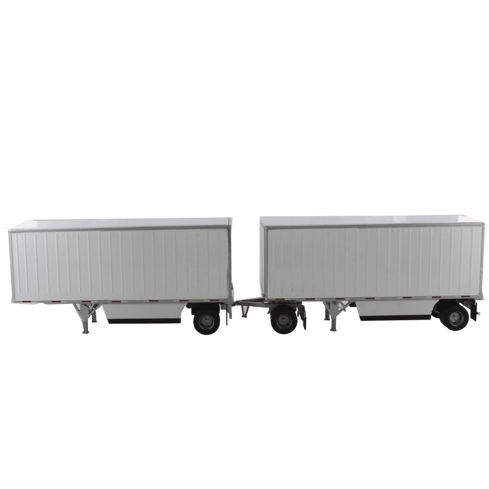 Wabash National 28&#39; Pup Trailers - White