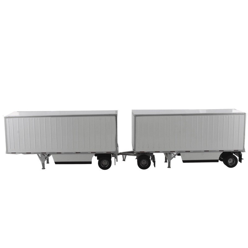 Wabash National 28&#39; Pup Trailers - White