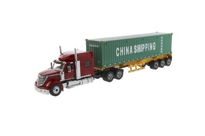 International LoneStar Day Cab w/40&#39; Container - China Shipping
