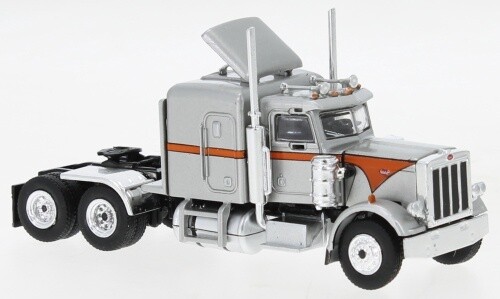 Peterbilt 359 Tractor - Silver/Orange - 1:87