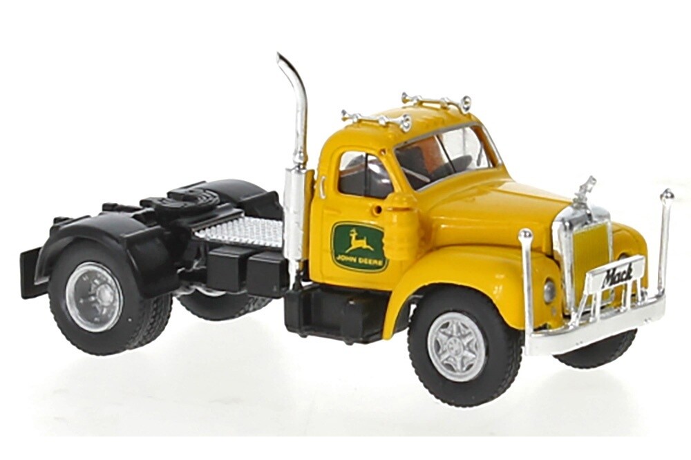 Mack B61 Tractor - John Deere Yellow - 1:87