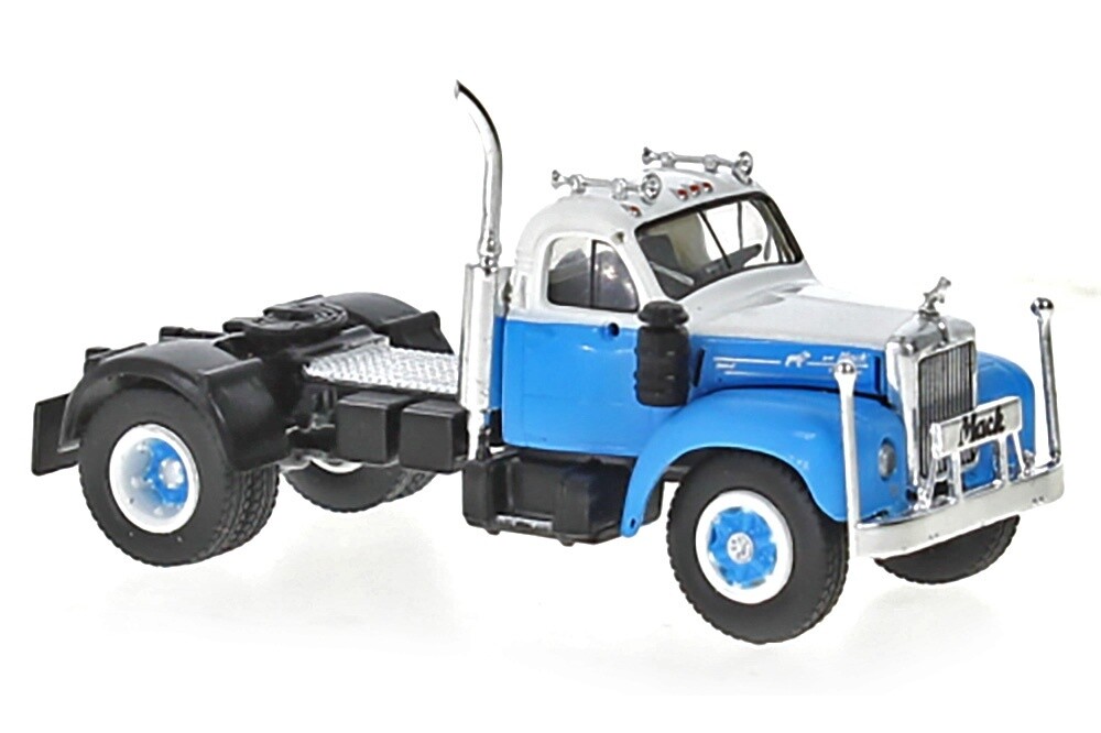 Mack B61 Tractor - White/Blue - 1:87