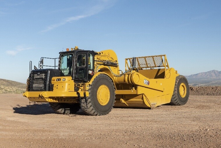 Caterpillar 651 Wheel Tractor Scraper - 1:24