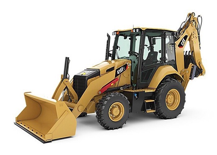 Caterpillar 416F2 Backhoe Loader - 1:24