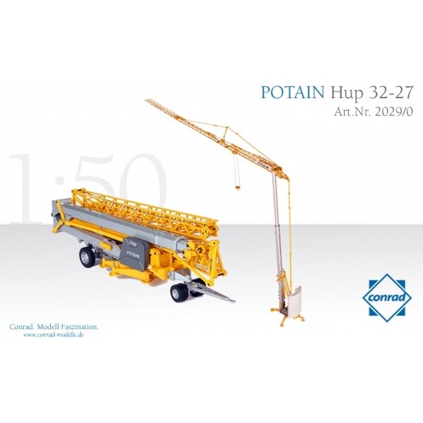 Potain Hup 32-27 Self Erecting Tower Crane