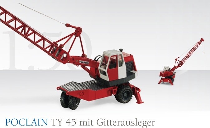 Poclain TY45 Lattice Boom Crane