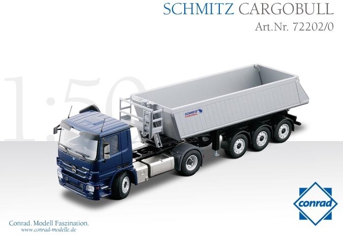 Mercedes Actros 2-Axle w/3-Axle Schmitz Dump Trailer