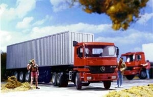 Mercedes 3-Axle Semi Tractor Truck