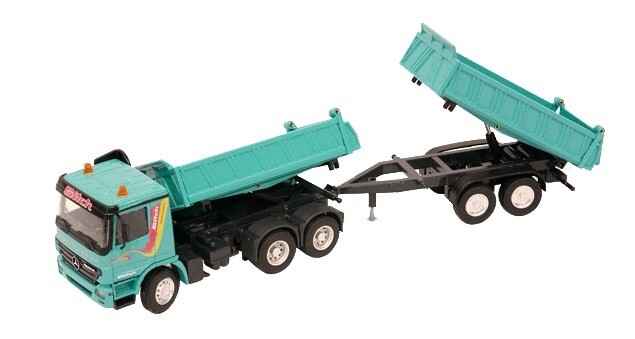 Mercedes 3-Axle Multi-Dump w/Trailer - Gilch