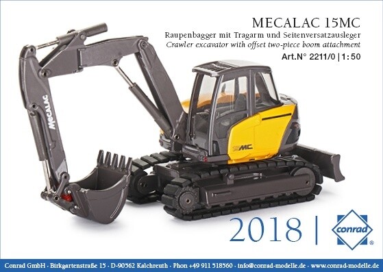 Mecalac 15 MC Tracked Excavator w/Offset Two Piece Boom