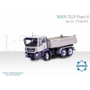 MAN TGS M Euro 3-Axle w/Meiller Three Way Dump