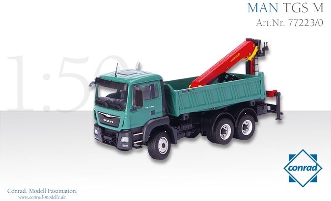 MAN All-Wheel Dump w/Epsilon Loading Crane