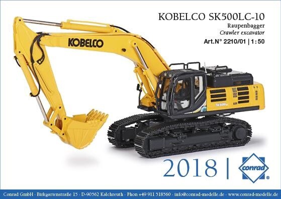 Kobelco SK500LC-10 Crawler Excavator - US Version