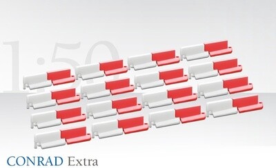Lane Divider Set - Red/White