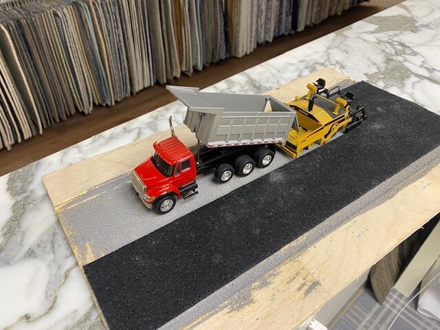 Scale Asphalt Surface - Road - 6in W x 10ft L