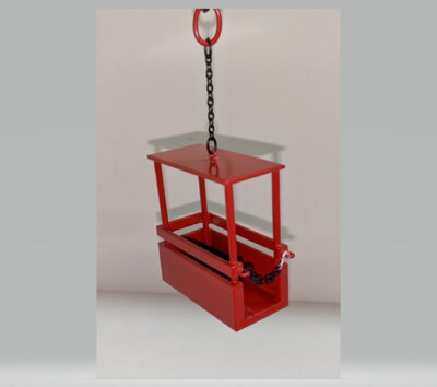 Man Lift Cage - Manitowoc Red