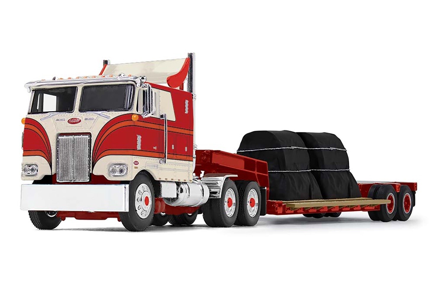 Peterbilt 352 COE w/Rogers Lowboy &amp; Coil Load - 1:64