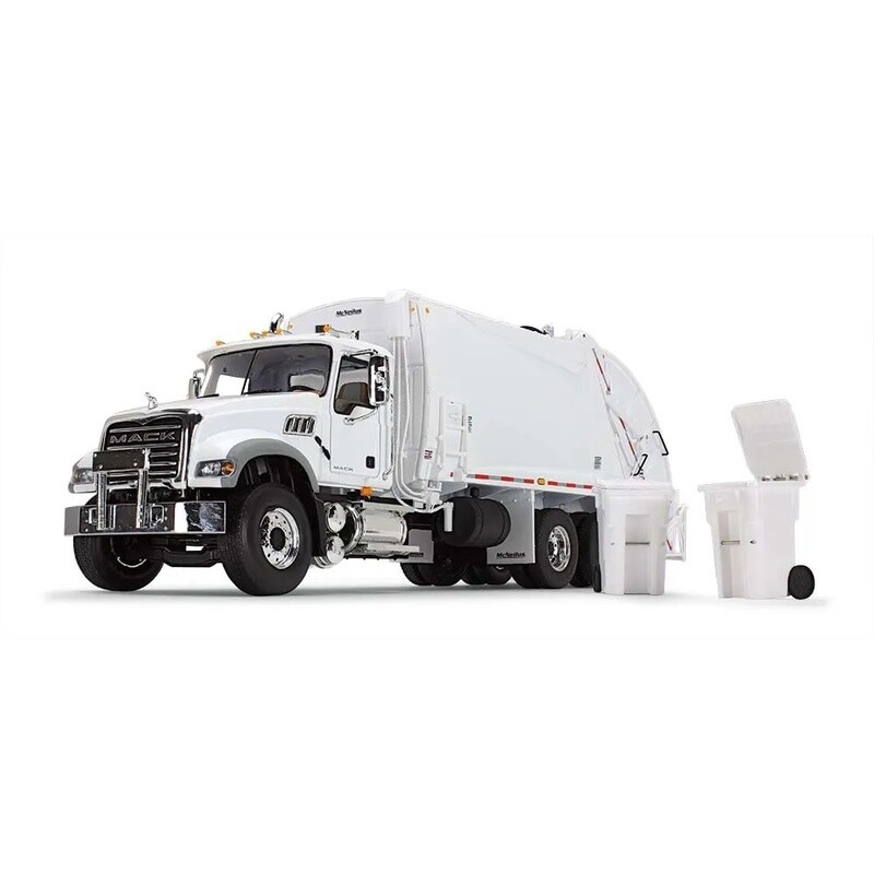 Mack Granite MP w/McNeilus Rear Loader &amp; Trash Carts - 1:34