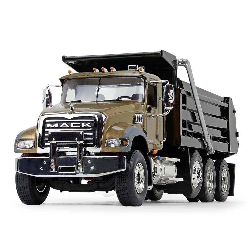 Mack Granite MP Dump Truck - Gold/Black - 1:34