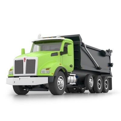 Kenworth T880 Rogue Dump Truck - Green/Black - 1:64