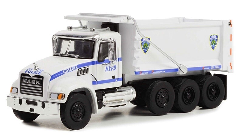 Mack Granite Dump Truck - NYPD - 1:64