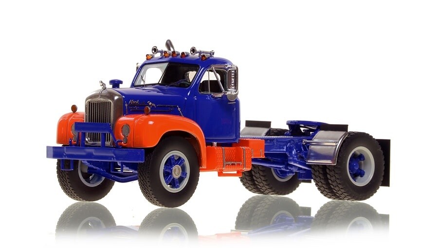 Mack B-61 Single Axle Tractor - Blue &amp; Orange