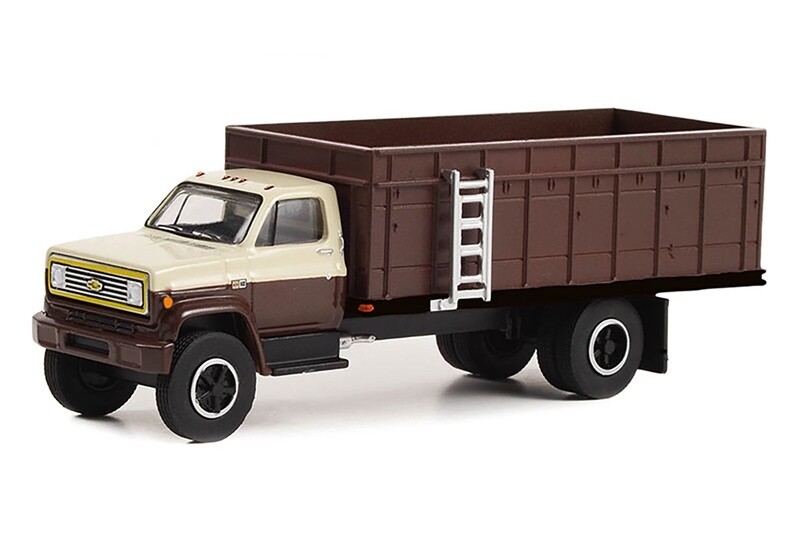 Chevrolet C-70 Grain Truck - Brown w/Brown Bed  - 1:64