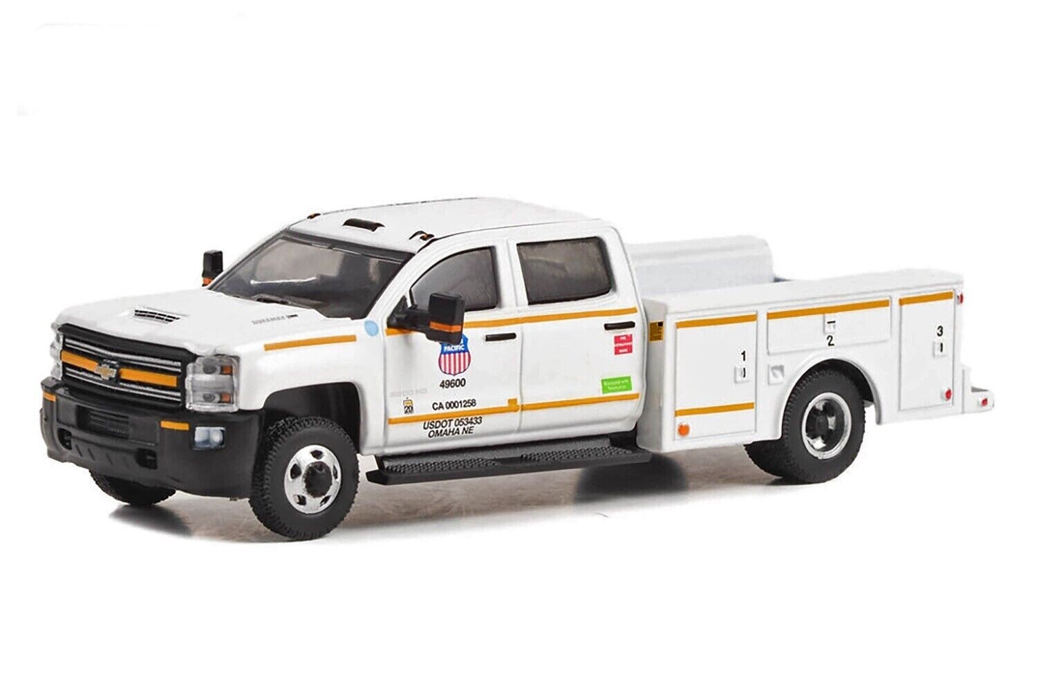 Chevrolet Silverado 3500 2018 Dually - UP Railroad Service - 1:64