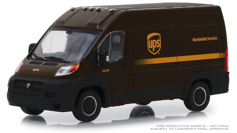 Dodge RAM Promaster 2500 Cargo Van - UPS - 1:43