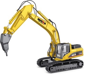 Huina Tracked Excavator w/Drill Attachment - 1:40