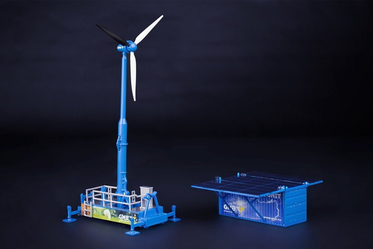GMB Windmill &amp; Container - 1:87