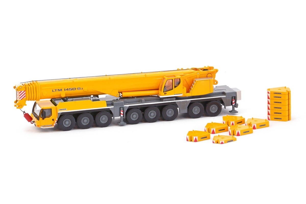 Liebherr LTM1450-8.1 Mobile Crane - 1:87