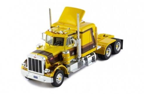 Peterbilt 359 Tractor -Yellow/Brown - 1:43
