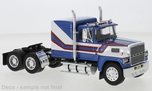 Ford LTL-9000 Tandem Tractor - Blue/White - 1:43