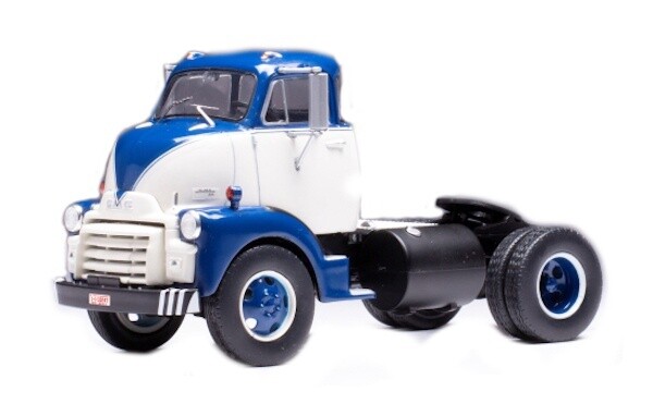 GMC 950 COE 1954 Single Axle Tractor - White/Blue - 1:43