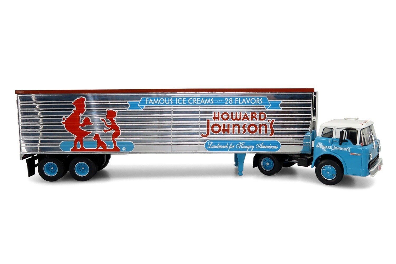 Ford C-Series COE w/Refrigerated Van - Howard Johnsons - 1:43