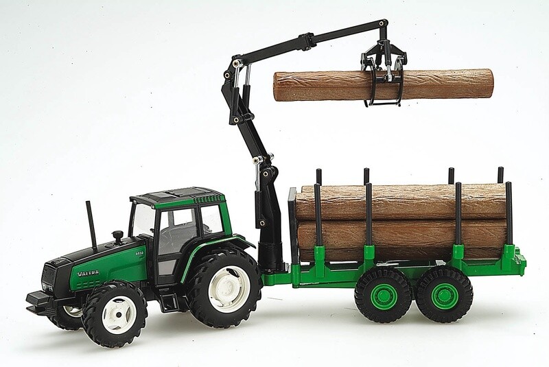 Volvo Valmet Tractor w/Log Trailer