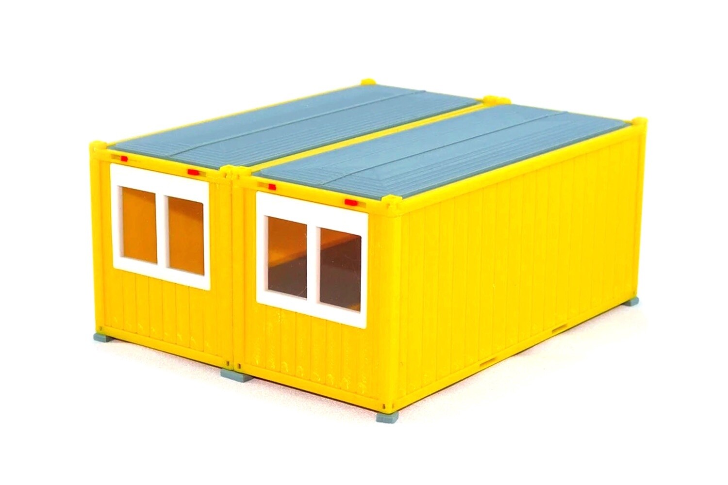 Two Containers Side by Side - Set A - Yellow