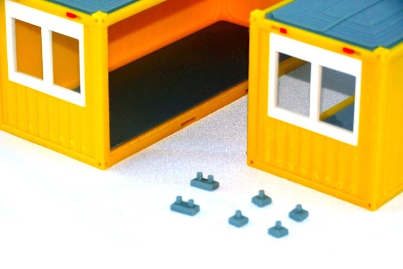 Double Feet for Containers - Set of 4