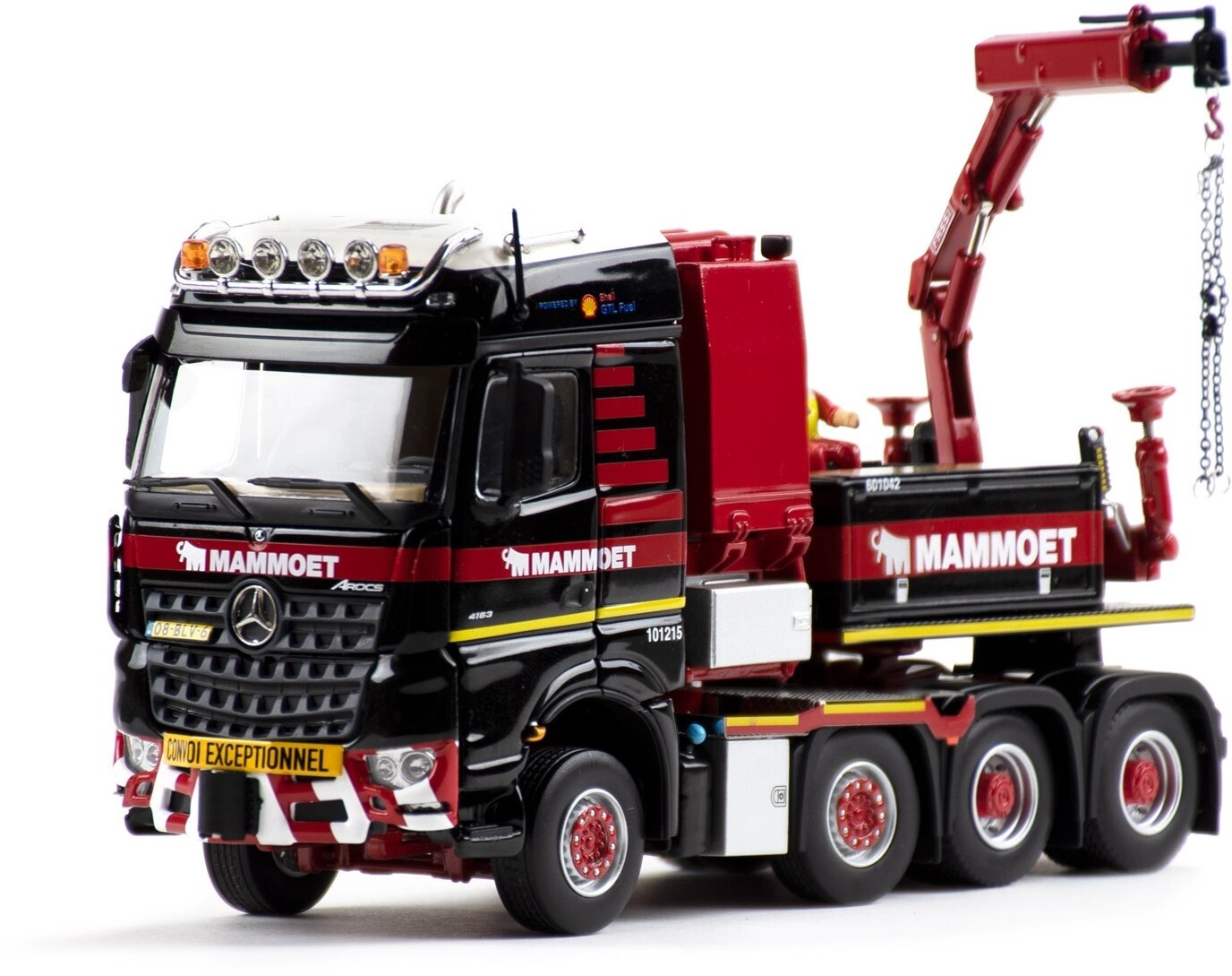 Mercedes AROCS 8x4 w/Ballast Box &amp; Fassi Crane - Mammoet