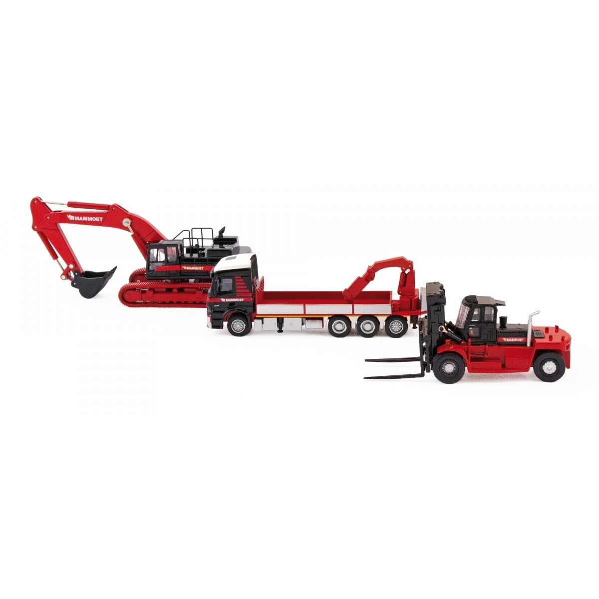 Mammoet Set of three Construction Models - Mammoet - 1:87