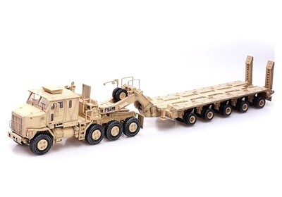 Oshkosh M1070 Heavy Equipment Transport - Desert Tan - 1:72