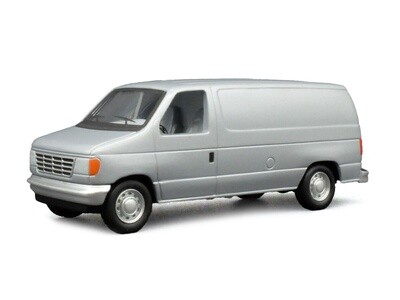 Ford E Series Work Van - Silver - 1:53