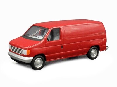 Ford E Series Work Van - Red - 1:53