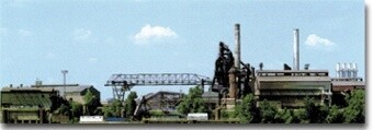 Ore Bridge w/Blast Furnace Background