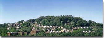 Hillside Town Background