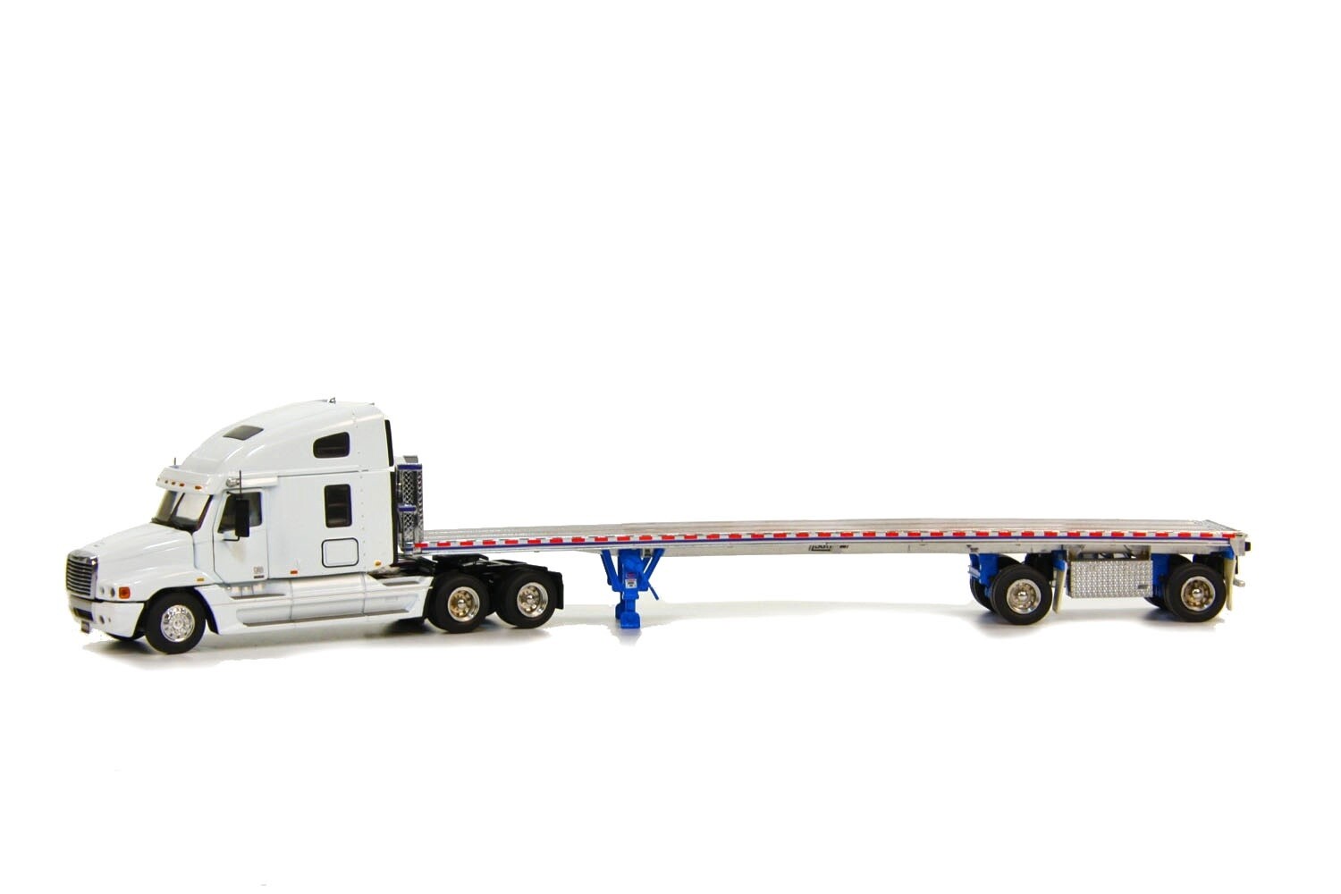 Freightliner Century Class S/T Sleeper w/East Flatbed - White Cab