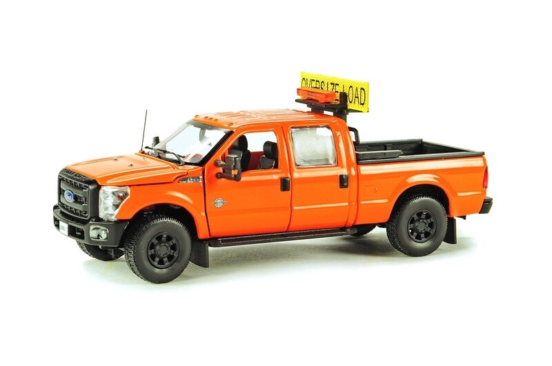 Ford F250 Pickup Truck w/Crew Cab &amp; 6ft Bed - DOT Orange